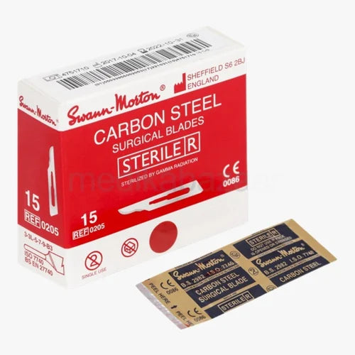 Swann Morton Surgical Scalpel Blade - Size 15 Pack of 100